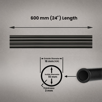 600mm PRECISION RODS 16mm SET - Grip Support Store