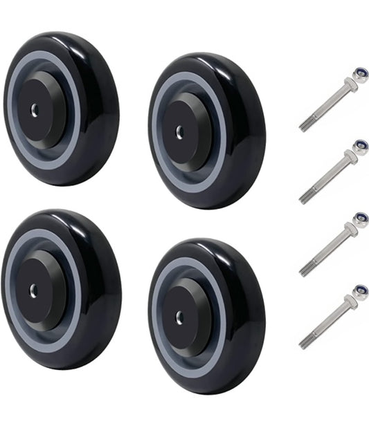 Straight Wheels for Apple Box Dolly