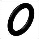 PN 3001/100 x 5 - O-RING, #318, 1.0" ID