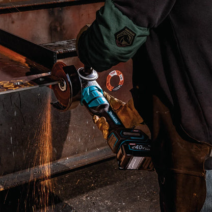 Makita GAG14M1 40V max XGT® Brushless Cordless 4‑1/2” / 6" Paddle Switch Angle Grinder Kit, with Electric Brake (4.0Ah) - Grip Support Store