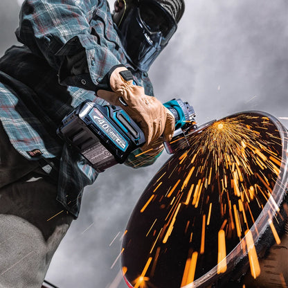 Makita GAG14M1 40V max XGT® Brushless Cordless 4‑1/2” / 6" Paddle Switch Angle Grinder Kit, with Electric Brake (4.0Ah) - Grip Support Store