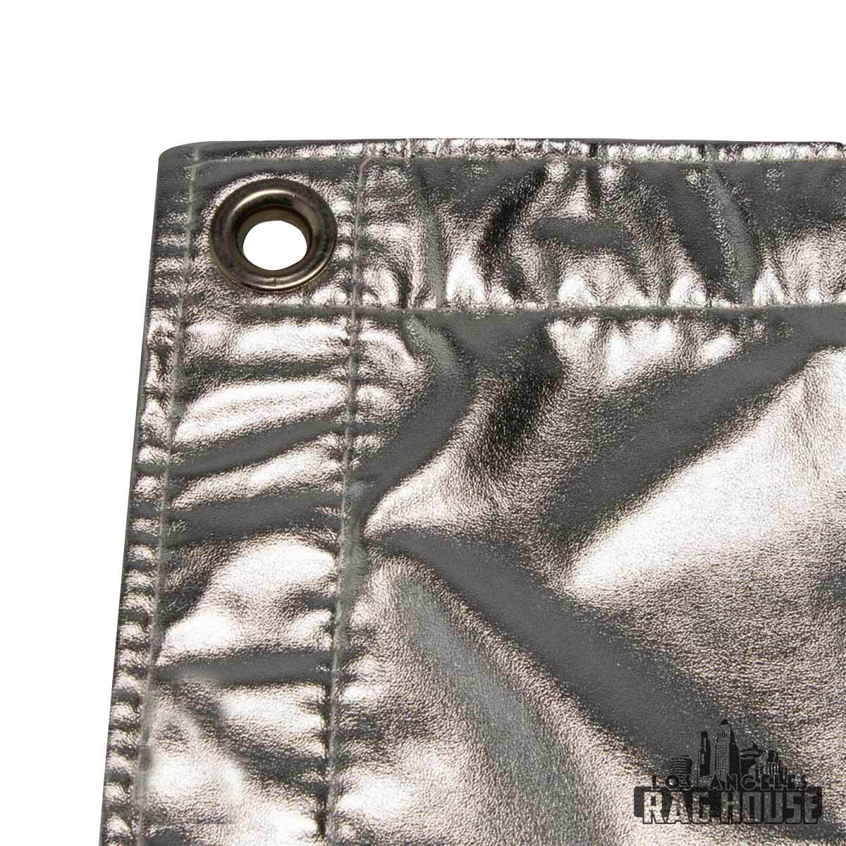 Silver Lame by LA Rag House - silver lame fabric