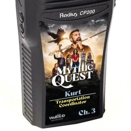 Walkie ID Labels - Customized for your Department - Grip Support Store