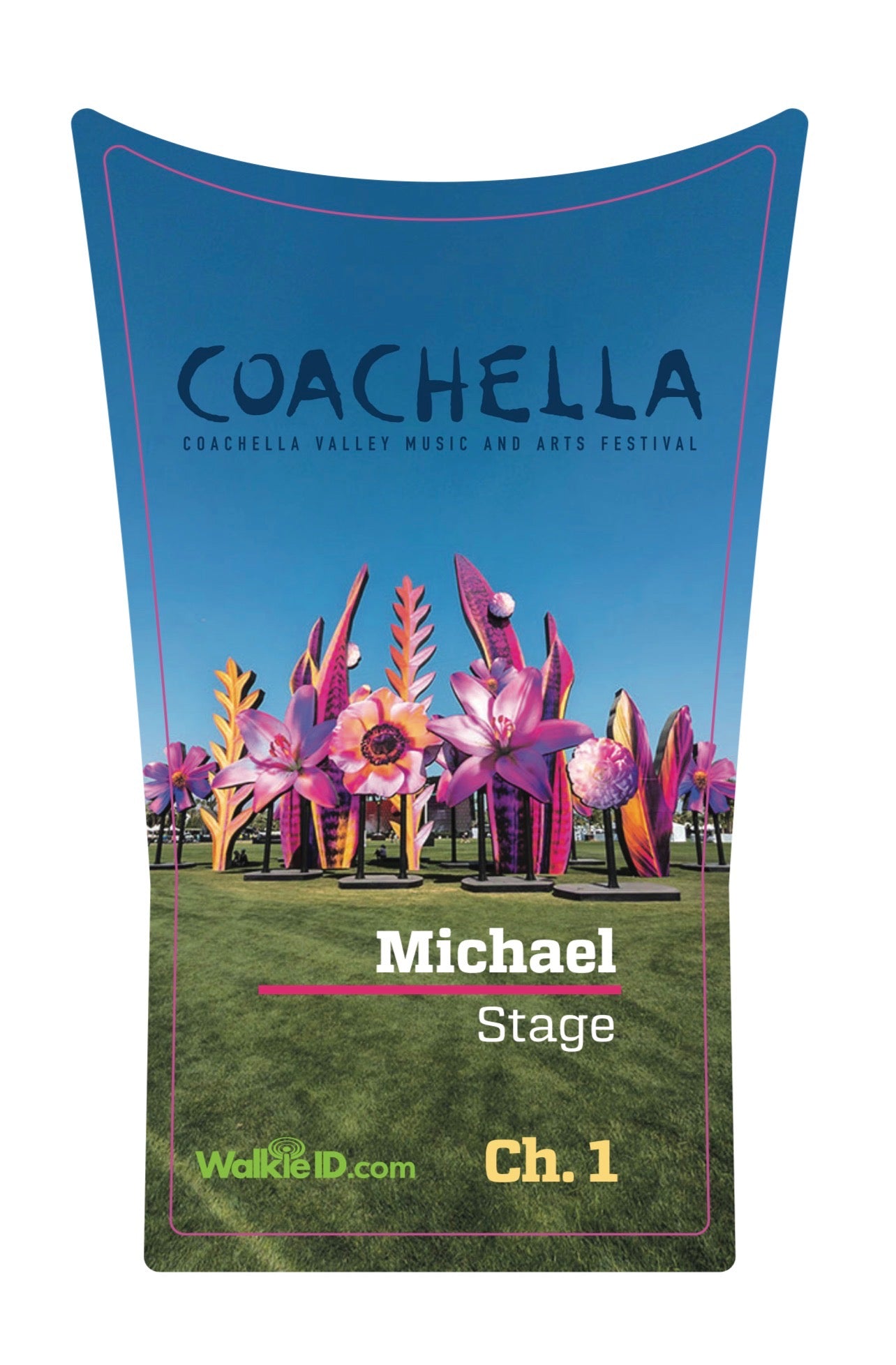 Walkie ID Labels - Customized for your Department - Grip Support Store