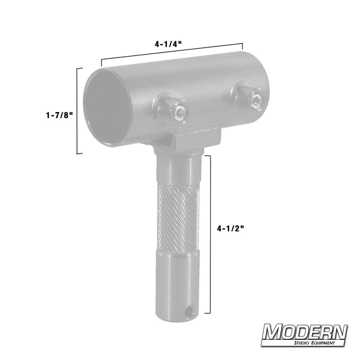 Slider with Junior Male for 1-1/4" Speed-Rail®