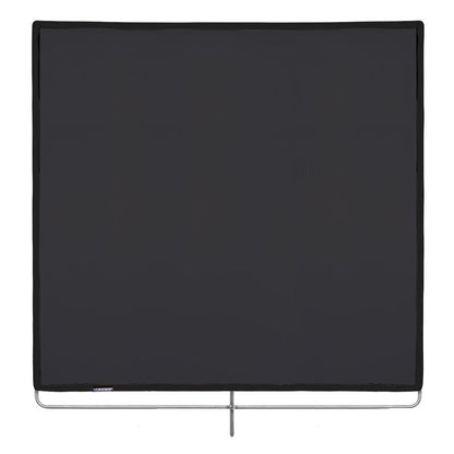 36" x 36" Black Artificial Silk Scrim