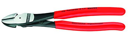 KNIPEX - High Leverage Diagonal Cutters, 7-1/4 inches (7401180)