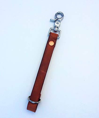 Leather Glove Holder Strap with Clip
