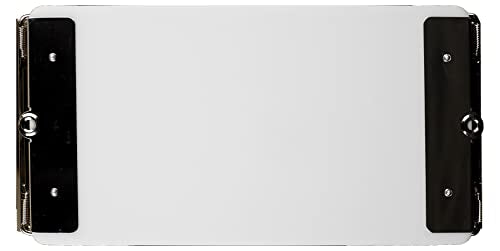 Double Clip Clipboard (4.5"x9", White)