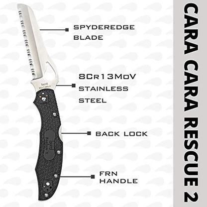 Lightweight Knife with 3.88" Stainless Steel - SpyderEdge