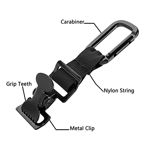 Glove Clip with Metal Carabiner
