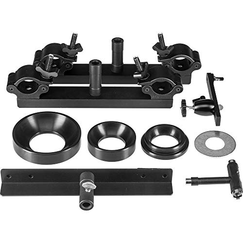 Dana Dolly Universal Rental Kit, Includes 2X Universal Track Ends, Center Support, 75mm, 100mm, 150 Bowl Adapter, 3" Washer, T-Tool, Monitor Mount & Flight Case