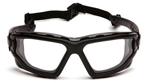 Slim Safety Goggle, Black Frame/Clear Anti-Fog Lens