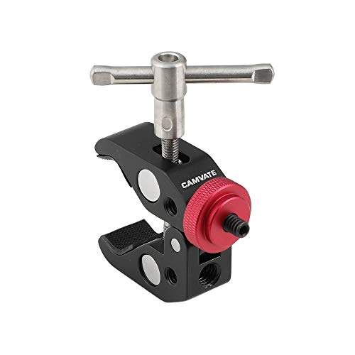 Super Clamp with 1/4"-20 to 1/4"-20 Screw Converter