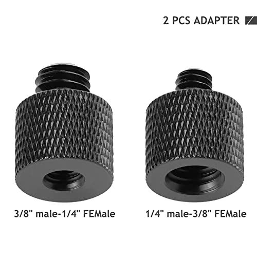 2 Pack-1/4" Male to 3/8" Female and  3/8" Male to 1/4" Female