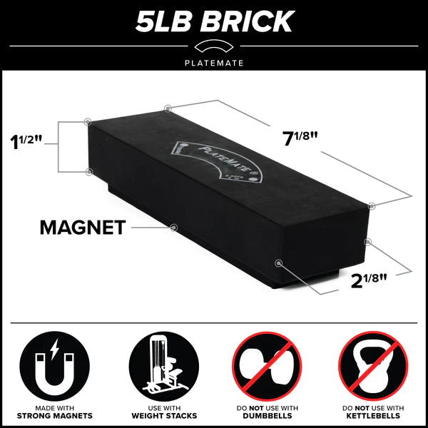 Brick Magnetic Add-On Weights (single unit)