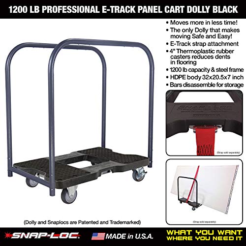 E Track Panel Cart Dolly, Heavy Duty