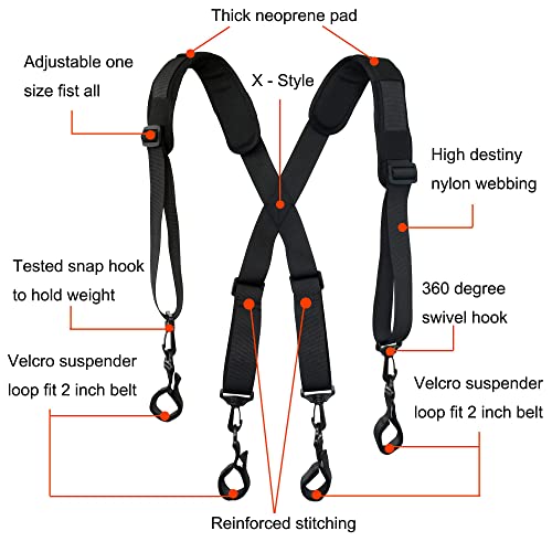 Padded Adjustable Tool Belt Suspender