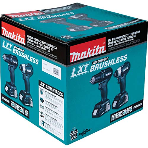 Makita 18V LXT Lithium-Ion Brushless Cordless 2-Pc. Combo Kit