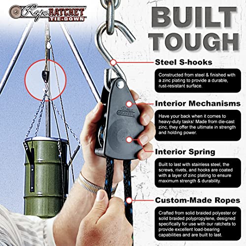 Rope Ratchet 3/8 x 8' – Grip Support Store