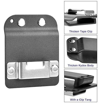 2" Tactical Tape Belt Holster Measuring Tape Clip on 1.5"/1.75"/2" Tool Belts