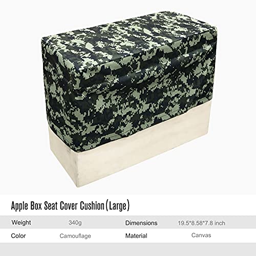 Camo Apple Box Seat Cover - Large