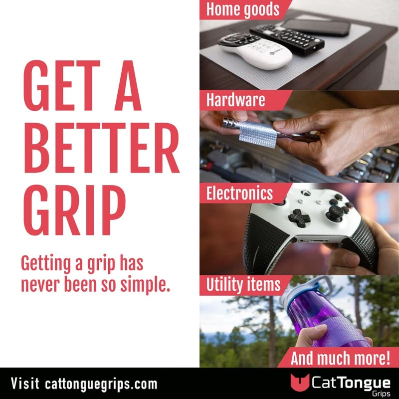 Non-Abrasive Grip Strips – CatTongue Grips