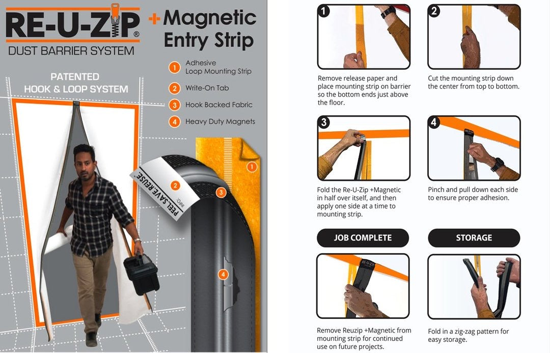 Magnetic Entry Strip | Self-Closing