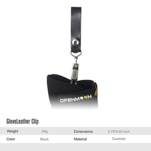 Glove Leather Clips (Black) - Grip Support Store