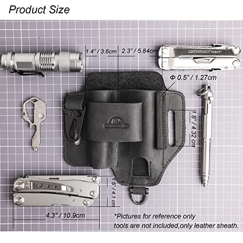 ACCKUO Multitool Schede Compatibel met Leatherman EDC Riem Organizer ACCKUO Multitool Schede Compatibel met Leatherman EDC Riem Organizer
