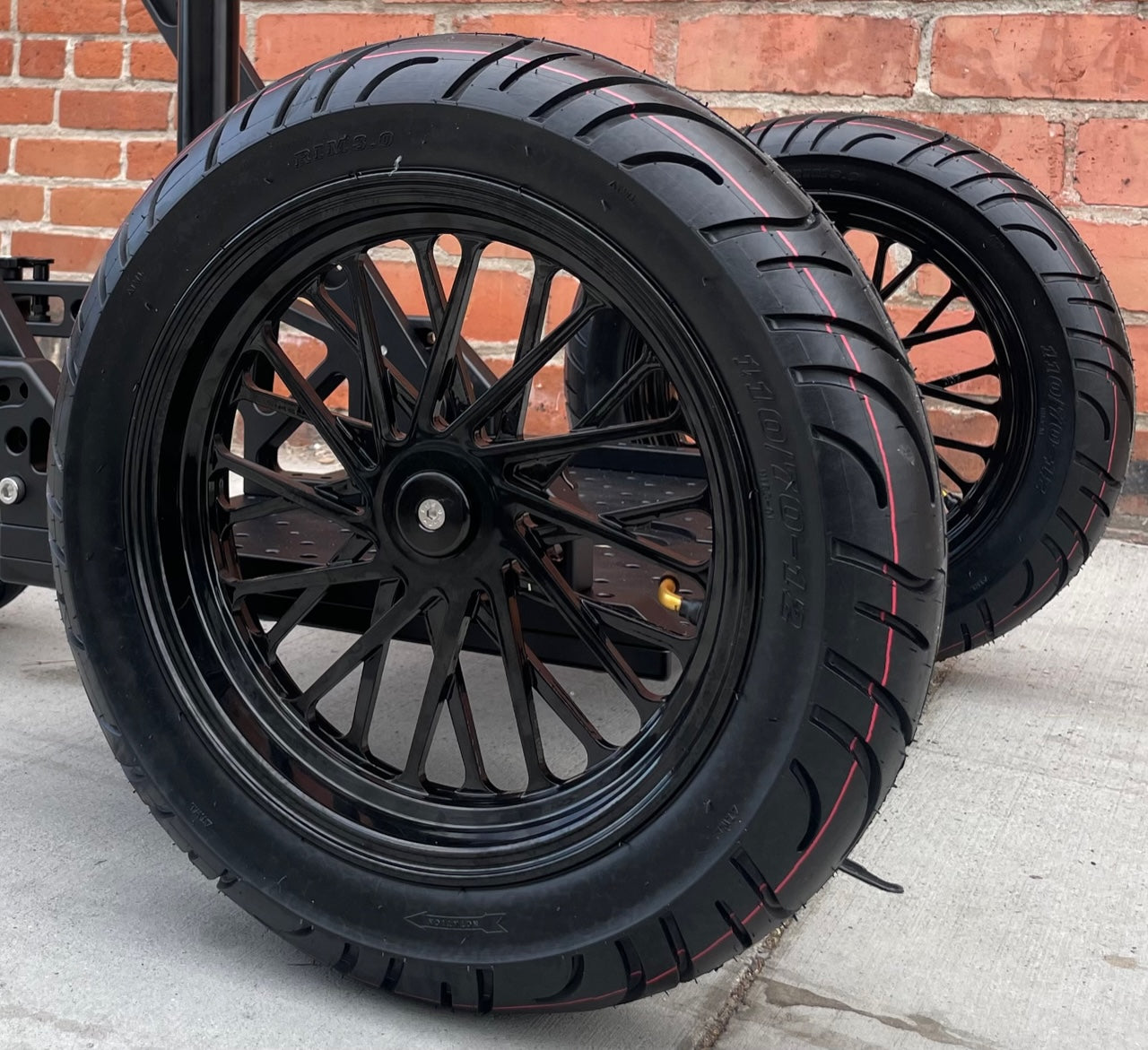 Raptor Rickshaw Mini Spoke Wheels (Pair) | Grip Support Store