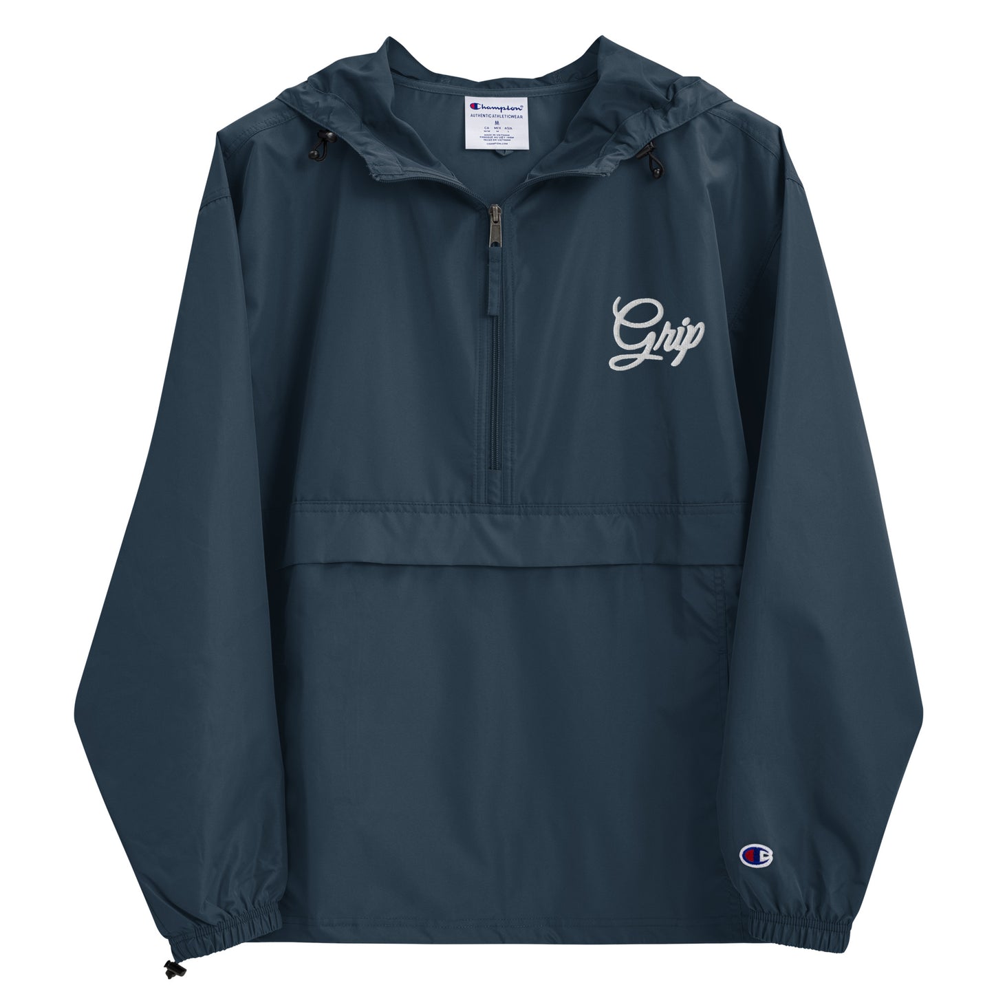 Grip Embroidered Champion Packable Jacket