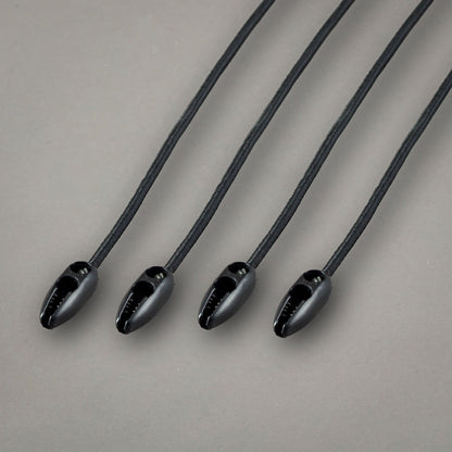 6mm BLACK ELASTIC CORD ADJUSTABLE CLIP SET - Grip Support Store