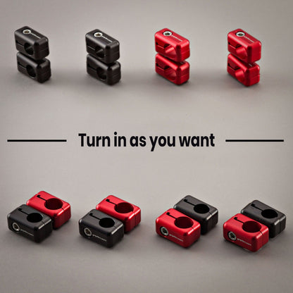 16mm - 19mm Camera rod SWIVEL CLAMP SET - Grip Support Store