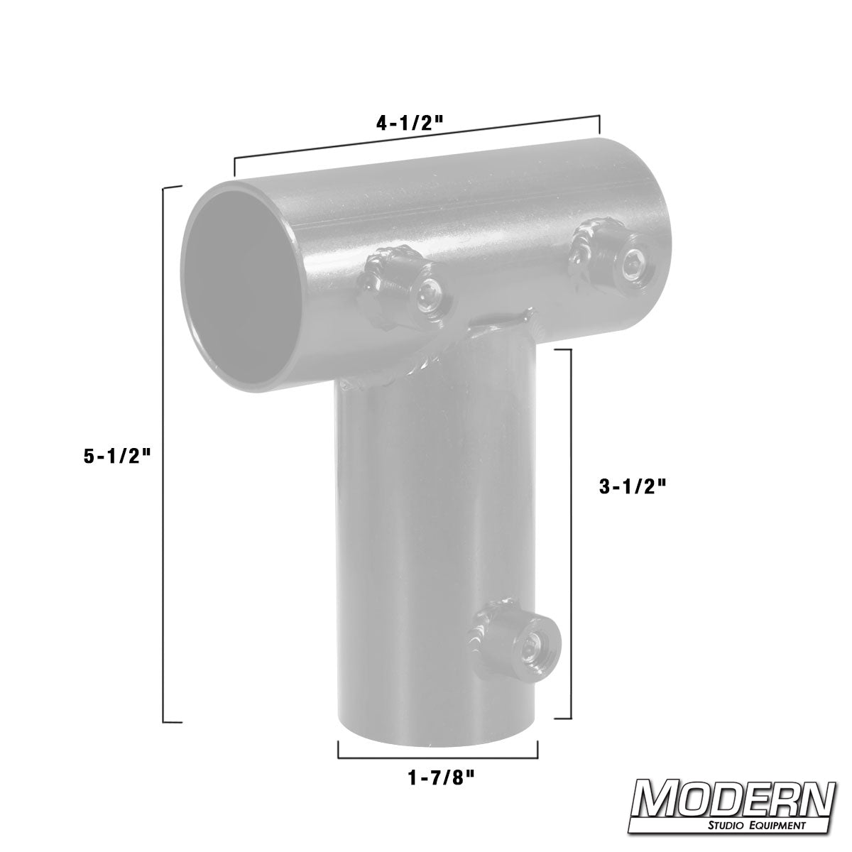Pipe Tee Receiver for 1-1/4" Speed-Rail® - Grip Support Store