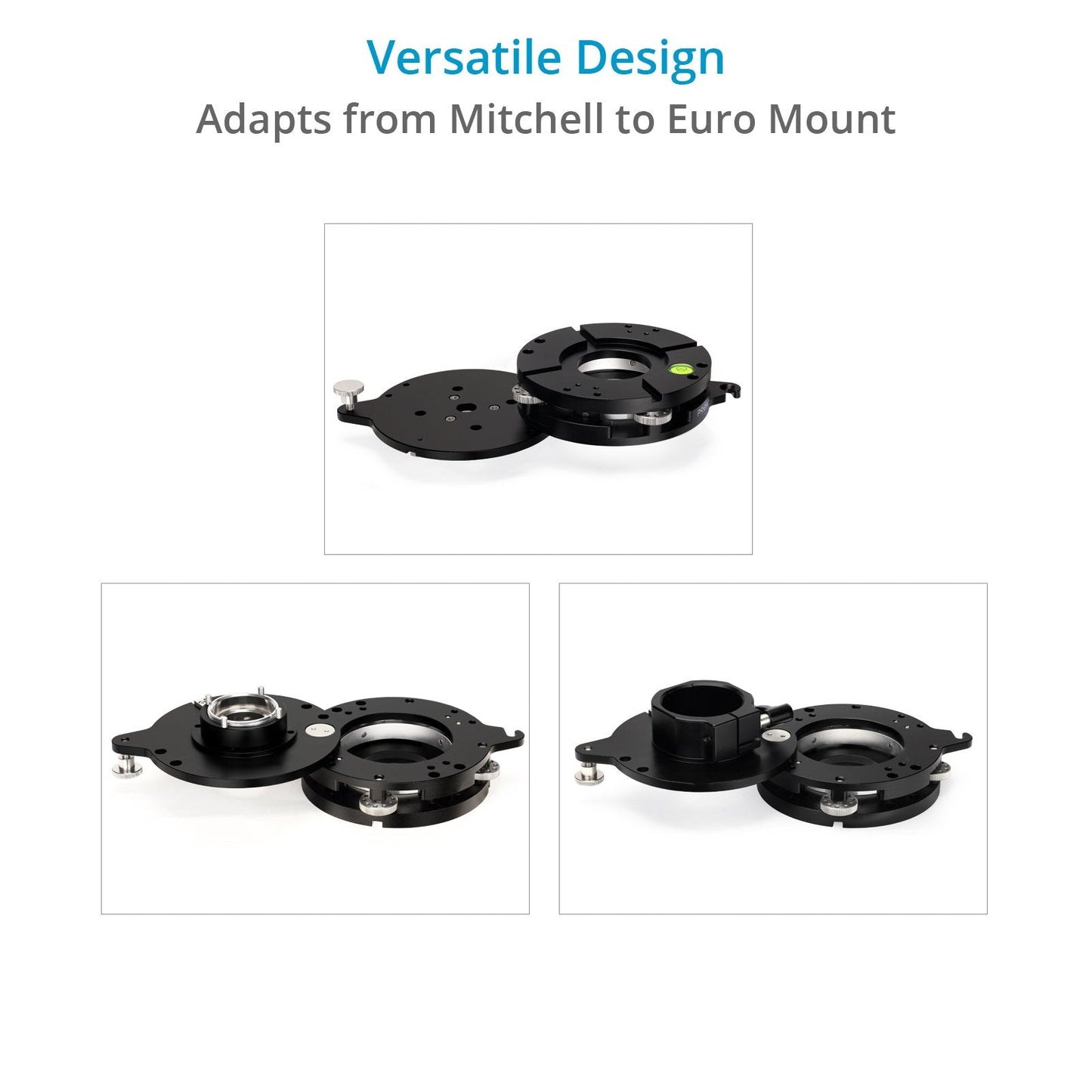 4-Way Camera Leveller - Mitchell to Mitchell/Euro Mount - Grip Support Store